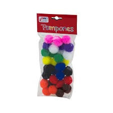 Pompones de colores